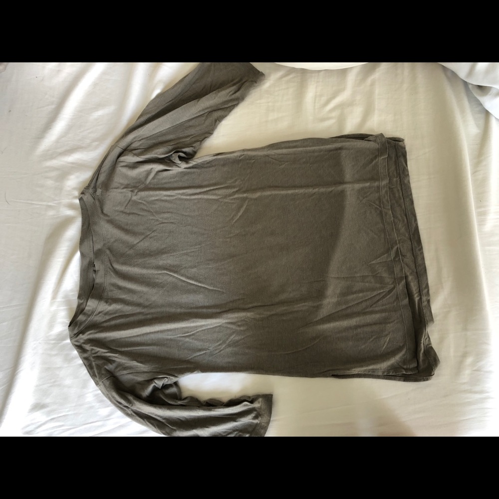 Uniqlo sage green tunic, lightweight